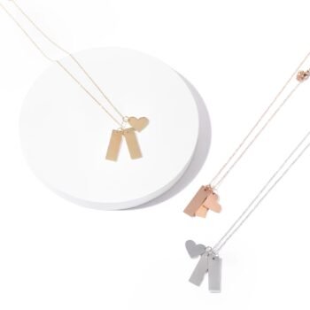 Heart & Bar necklace